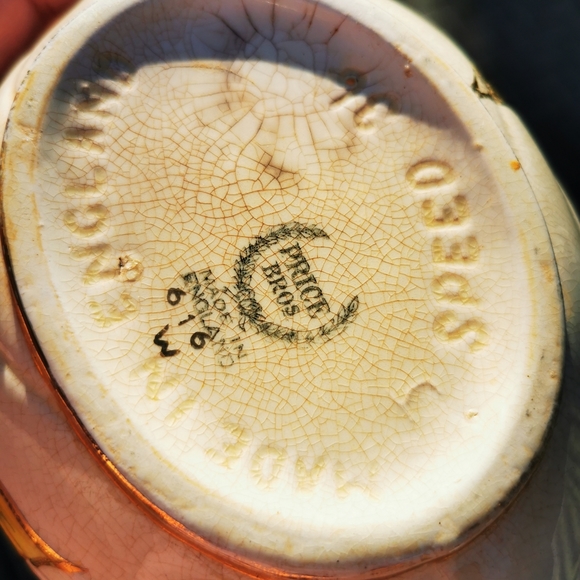 Vintage Price Bros Floral Ceramic Tea Pot - Picture 10 of 16